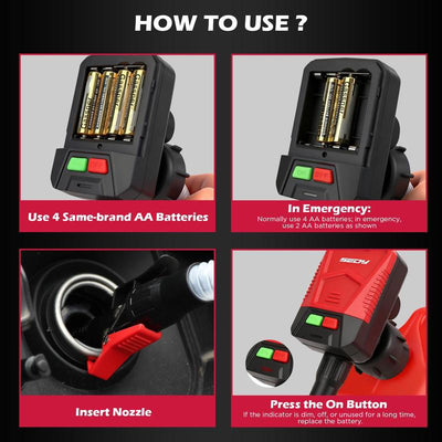 No-Spill Auto-Stop Fuel Pump